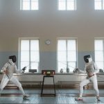 Training Masks - Fencers in Action