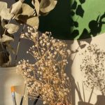 Upcycling - Plants and Paintbrushes in Jars