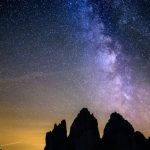 Space Tourism - Silhouette Photography of Rocky Mountains Under Starry Sky