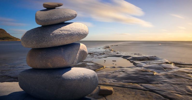 Mindfulness - Stacked of Stones Outdoors